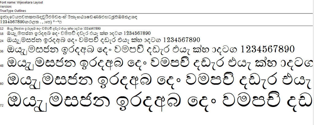 sinhala font for laptop